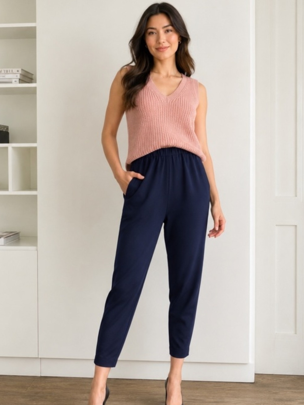 Aritzia Babaton Dexter Pants - Navy